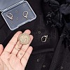 6Pcs Brass Cubic Zirconia Leverback Earring Findings KK-CN0002-11-3