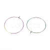 Ion Plating(IP) 316L Surgical Stainless Steel Hoop Earring Findings STAS-D164-01M-2