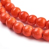 Synthetic Turquoise Beads Strands TURQ-G106-8mm-02G-3