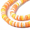 Handmade Polymer Clay Beads Strands CLAY-R089-4mm-097-2