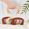 4Pcs 2 Colors Oakwood Bag Handles FIND-WR0001-56A-3