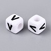 Opaque Acrylic Beads SACR-N020-04A-V-2