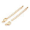 Brass Chain Extender KK-T074-61G-03-2