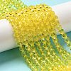 Transparent Glass Beads EGLA-A035-T6mm-D03-2