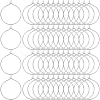 200Pcs Brass Wine Glass Charm Rings KK-SP0001-31B-P-1