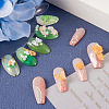 6Pcs 6 Styles DIY Flower & Animal & Heart Shape Nail Art Ornament Silicone Molds DIY-TA0004-22-9