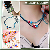 80Pcs 10 Colors Handmade Lampwork Beads LAMP-ME0001-06-4