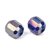 Electroplate Column Glass Beads EGLA-A043-02-AB16-2