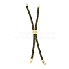 Twisted Nylon Cord Silder Bracelets DIY-B066-03G-04-1