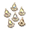 Glass Rhinestone Pendants FIND-TAC0017-07LG-08-1