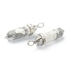 Natural Howlite Pointed Pendants G-M378-01P-A38-3