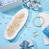 100Pcs Natural White Moonstone Round Beads with Strong Stretchy Beading Elastic Thread G-SZ0002-31-4