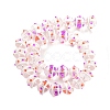 Glass with Enamel Beads Strands GLAA-M047-01B-2