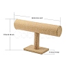 Linen T-Bar Bracelet Display Stands BDIS-WH0003-04B-4