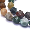 Natural Indian Agate Beads Strands G-L552O-07-8mm-2