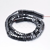 Non-magnetic Synthetic Hematite Beads Strands G-P341-39-6x3mm-2