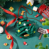 Crochet Christmas Tree Hanging Pendant Decorations HJEW-WH0007-14-5
