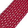 Lab Grown Red Corundum Beads Strands GG-CBAC488-03B-2