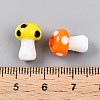 Mushroom Handmade Lampwork Beads Strands LAMP-R116-03A-5