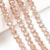 Electroplate Glass Beads Strands EGLA-A034-T2mm-A29-4