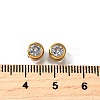 201 Stainless Steel Rhinestone Beads STAS-F318-02G-3