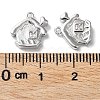 Brass Glass Charms KK-G474-07P-3