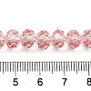 Transparent Baking Paint Glass Beads X1-DGLA-A034-T8mm-D10-4