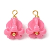 Dyed Synthetic Coral Pendants GG-CBAC295-01G-02-1