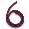 Polymer Clay Bead Strands CLAY-T001-C35-4