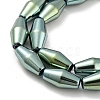 Electroplated Synthetic Non-magnetic Hematite Beads Strands G-Z032-B02-02E-3