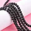Synthetic Black Stone Beads Strands GSR6mmC044-4