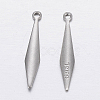Non-Tarnish 316 Surgical Stainless Steel Pendants X-STAS-P198-04-2
