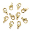 Brass Lobster Claw Clasps X-KK-903-G-NF-3