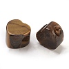 Natural Tiger Eye European Beads G-F580-C05-2