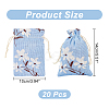 PandaHall Elite 20Pcs Cotton Cloth Packing Pouches AJEW-PH0004-61-2