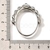 Rotatable Alloy Swivel Open Back Bezel Pendants PALLOY-I223-18P-3
