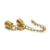 Brass Chain Extender KK-L089-03G-NF-2