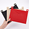 3Pcs 3 Colors Felt Bags Organizer Insert PURS-WR0006-82C-4
