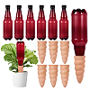 6Pcs PET Plastic Bottle with Screw Lid AJEW-NB0009-02B-1