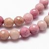 Natural Rhodonite Beads Strands G-D840-16-8mm-3