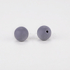 Round Silicone Focal Beads SI-JX0046A-44-2