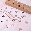 48Pcs 24 Style Alloy Enamel Pendants ENAM-SZ0001-96-6