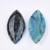 Natural Dragon Veins Agate Cabochons G-S349-24D-2