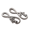 Tibetan Style Alloy Infinity with Hope Links TIBE-S230-B-LF-2