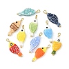 Handmade Porcelain Pendants PALLOY-JF06067-01-1