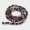 Electroplate Opaque Glass Beads Strands EGLA-A034-P3mm-N01-2
