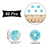 Luminous Handmade Gold Sand Lampwork Beads LAMP-NB0001-79A-2