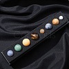Natural Gemstone Eight Planets of the Solar System Display Decorations G-F734-13-4