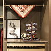 Wood Watch Organizer Display Tower Stands with Tray ODIS-WH0078-60-5
