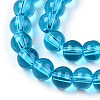 Transparent Glass Beads Strands GLAA-T032-T6mm-06-2